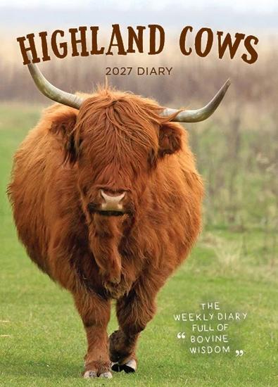 2027 Highland Cows Diary cover