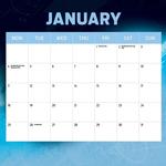 2027 AFL Carlton Blues Calendar alternate 2