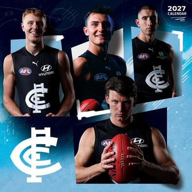 2027 AFL Carlton Blues Calendar cover