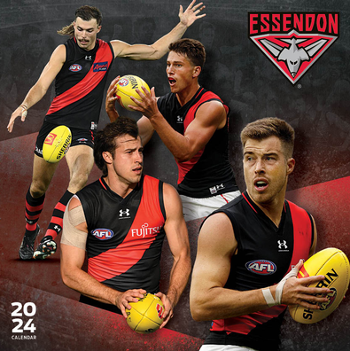 2024 AFL Essendon Bombers Calendar cover