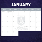 2024 AFL Fremantle Dockers Calendar alternate 2