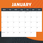 2026 AFL Greater Western Sydney Giants Calendar alternate 2