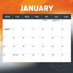 2027 AFL Greater Western Sydney Giants Calendar alternate 2
