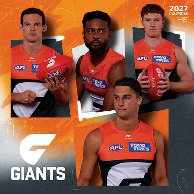 2027 AFL Greater Western Sydney Giants Calendar cover