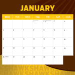 2026 AFL Hawthorn Hawks Calendar alternate 2