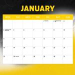 2027 AFL Richmond Tigers Calendar alternate 2