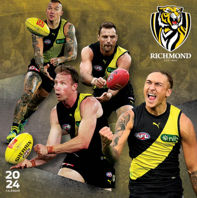 2024 AFL Richmond Tigers Calendar cover