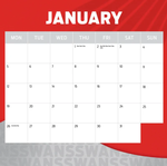 2026 AFL Sydney Swans Calendar alternate 2