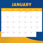 2026 AFL West Coast Eagles Calendar alternate 2