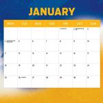 2027 AFL West Coast Eagles Calendar alternate 2
