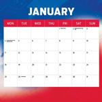 2027 AFL Western Bulldogs Calendar alternate 2