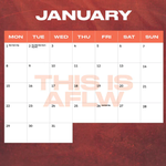 2024 AFL Womens Calendar alternate 2