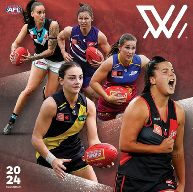 2024 AFL Womens Calendar cover