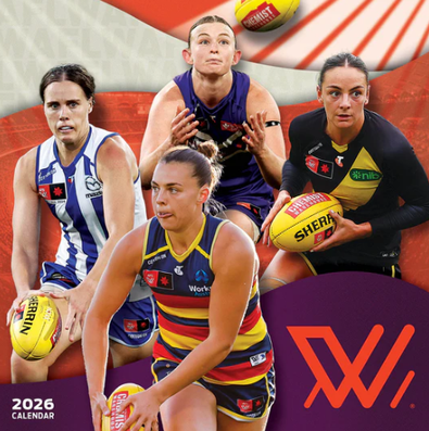 2026 AFL Womens Calendar cover