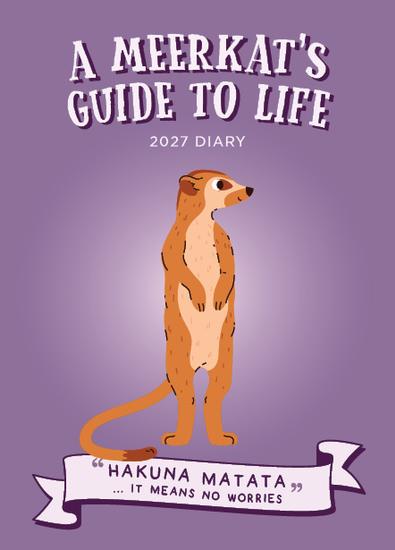 2027 A Meerkats Guide to Life Diary cover