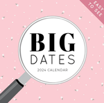 2024 Big Dates Easy to See Calendar thumbnail