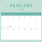 2024 Big Dates Easy to See Calendar alternate 1