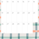 2026 Big Dates Easy to See Calendar alternate 2