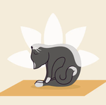 2024 Cat Yoga Calendar alternate 1