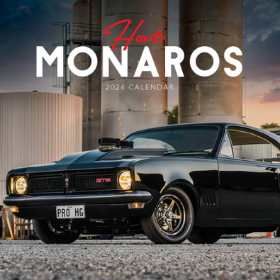 2024 Hot Monaros Calendar cover