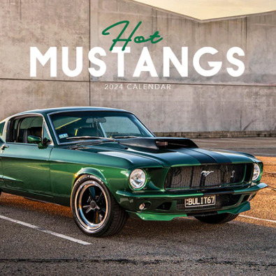 2024 Hot Mustangs Calendar cover