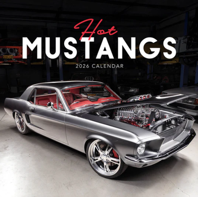 2026 Hot Mustangs Calendar cover
