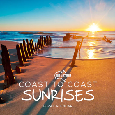 2024 Our Australia Coast Sunrises Calendar cover