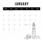 2024 Our Australia Lighthouses Calendar alternate 2