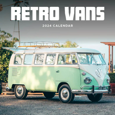 2024 Retro Vans Calendar cover