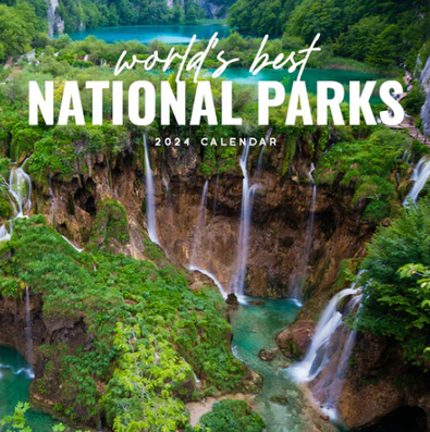 2024 Worlds Best National Parks Calendar cover