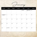 2027 19th Century Australia Calendar alternate 2