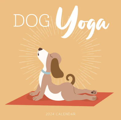 2024 Dog Yoga Calendar cover