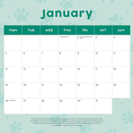 2026 French Bulldogs Calendar alternate 2