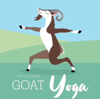 2024 Goat Yoga Calendar cover