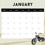 2026 Harley Davidson Calendar alternate 2