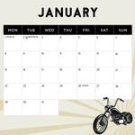 2024 Harley Davidson Calendar alternate 2