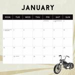 2027 Harleys Calendar alternate 2