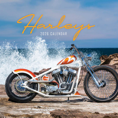 2026 Harley Davidson Calendar cover