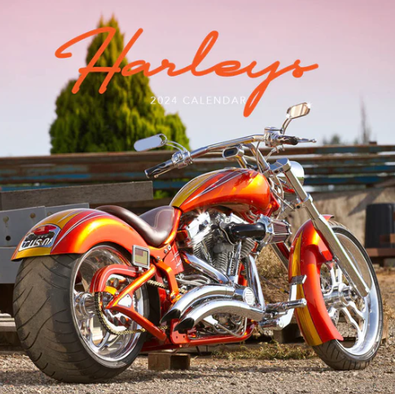 2024 Harley Davidson Calendar cover