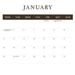 2027 Illustrated Birds Calendar alternate 2