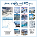 2024 Snow Fields and Villages Calendar alternate 2