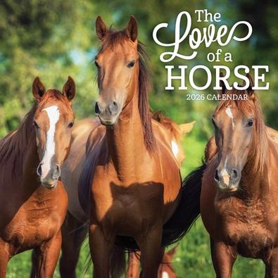 2026 The Love Of A Horse Calendar cover
