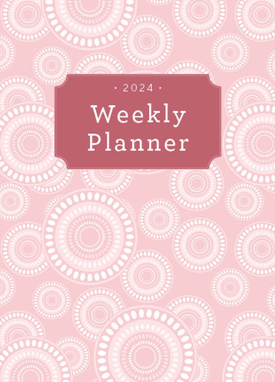 2024 Weekly Planner Diary cover