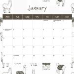 2027 Alpacas Calendar alternate 3
