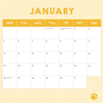 2026 Cat Naps Calendar alternate 2