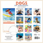2026 Dogs on Vacation Calendar alternate 1