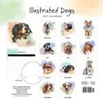 2027 Illustrated Dogs Calendar alternate 1