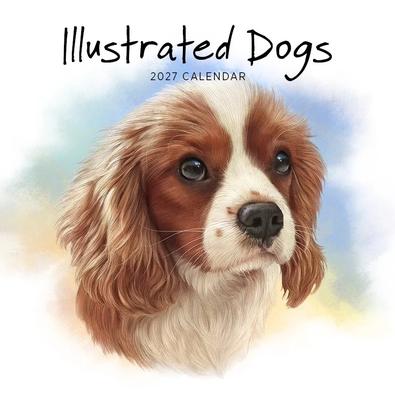 2027 Illustrated Dogs Calendar cover