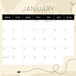 2026 Wonders of the World Calendar alternate 2