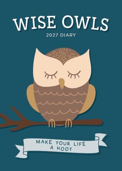 2027 Wise Owls Diary cover